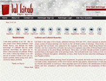 Tablet Screenshot of lalkitab.com